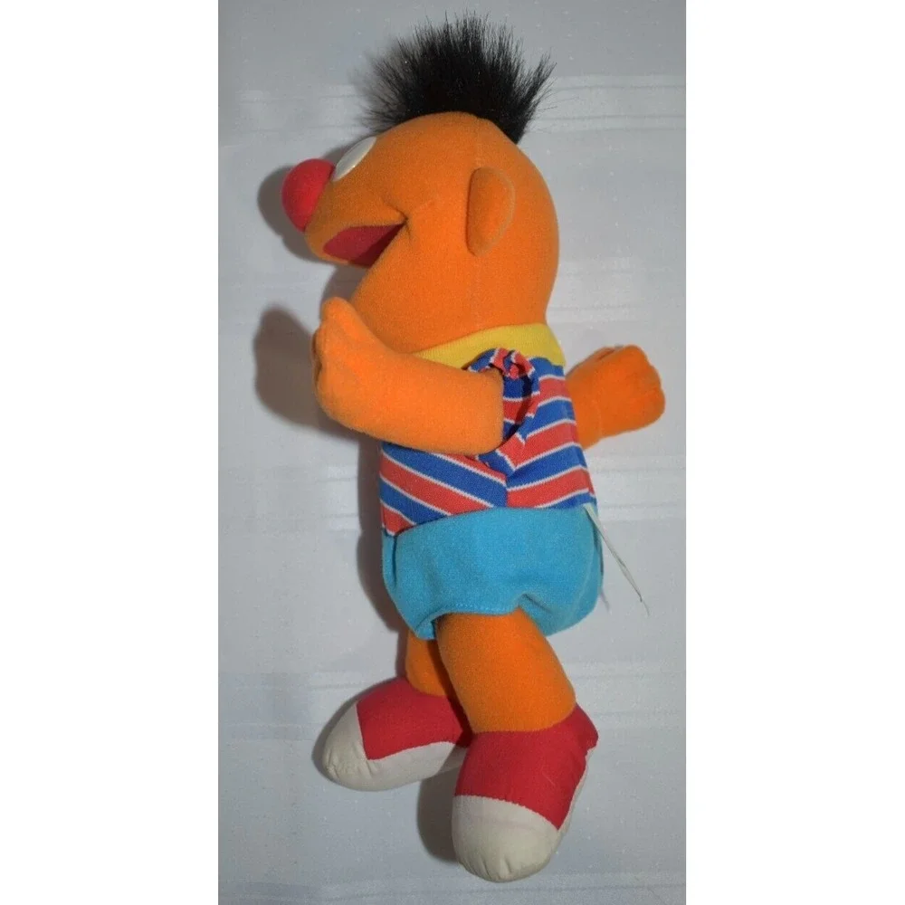 1996 TYCO Sesame Street Tickle‎ Me ERNIE Plush Laughs Shakes Talks Toy Vintage